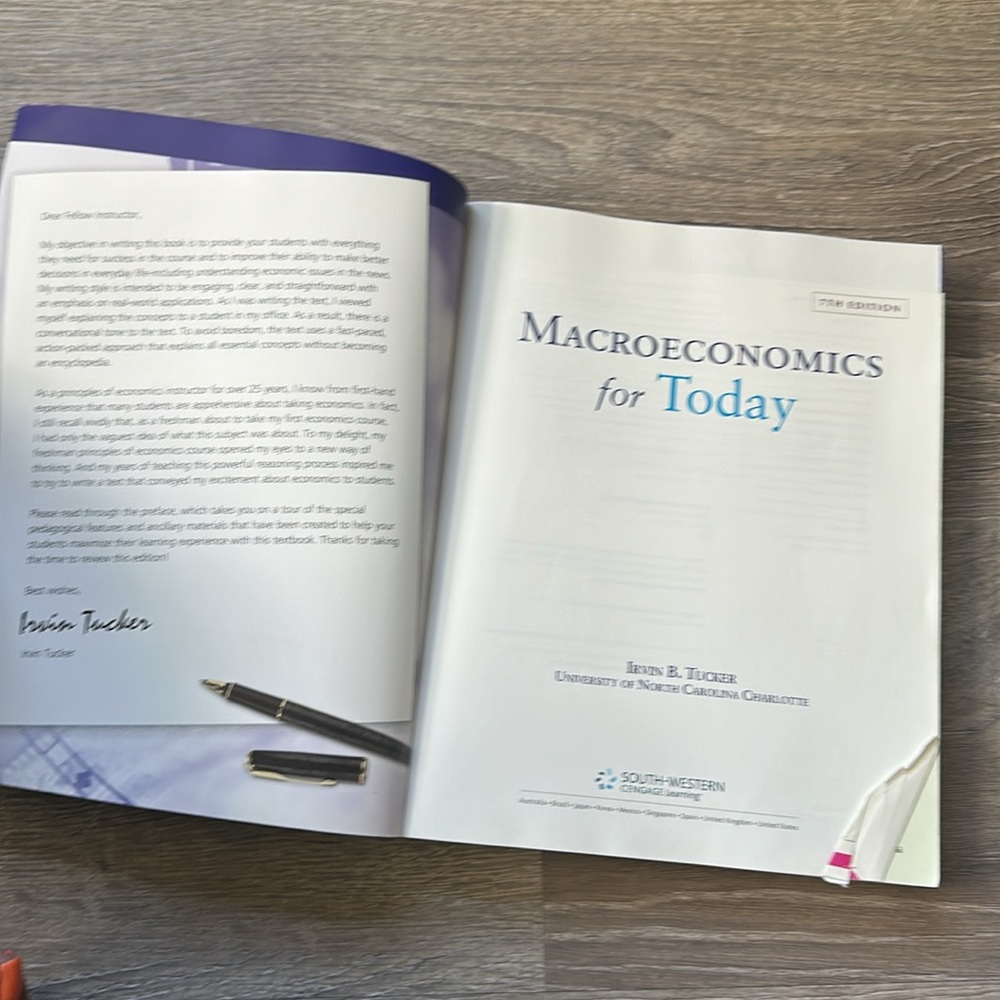 MACROECONOMICS FOR TODAY Instructor’s Edition College Course Learning Textbook - Picture 4 of 4